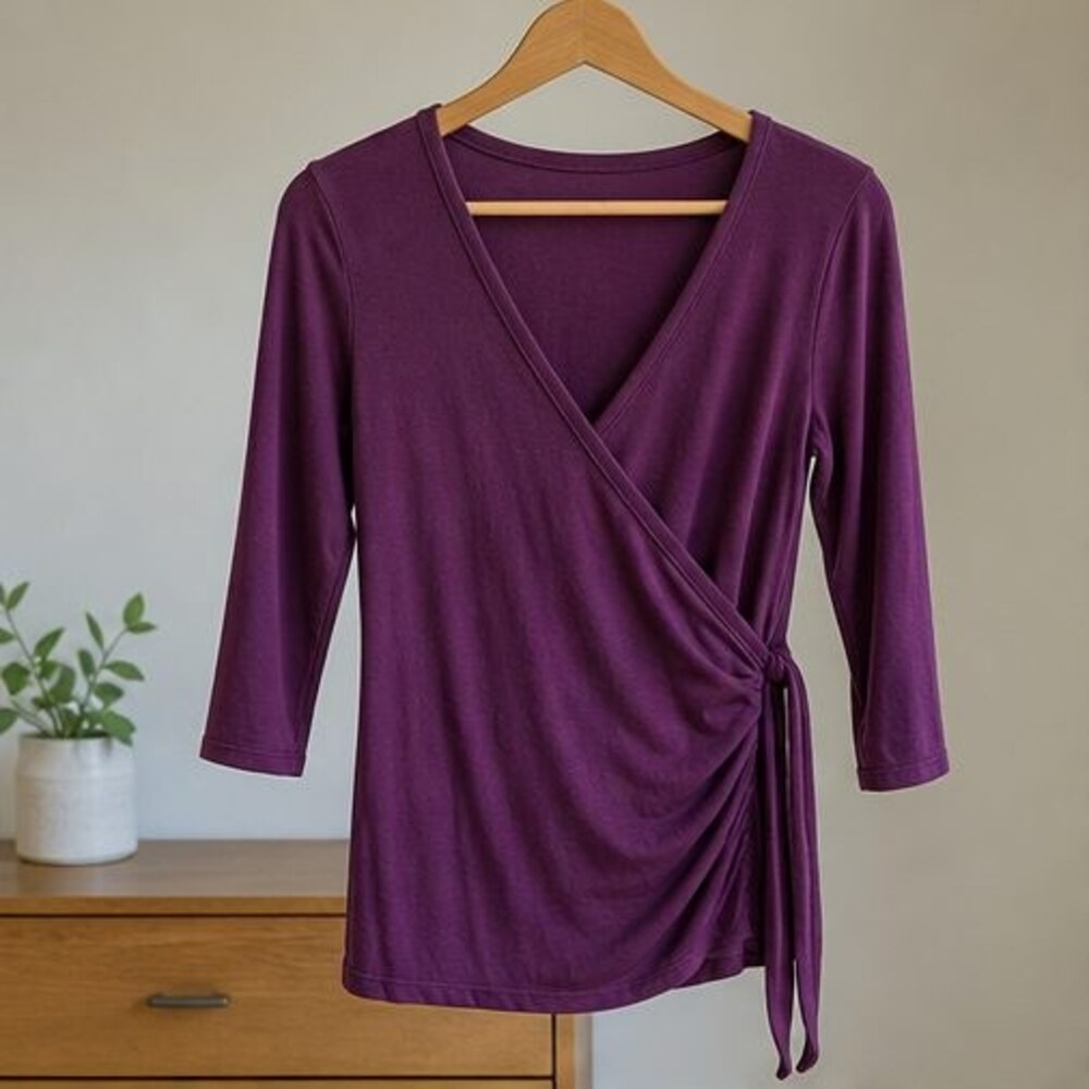 Charcoal Smocked Top